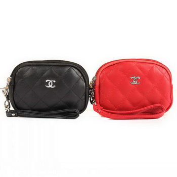 Fake Chanel Clutch Bags 1688 Black and Red On Sale
